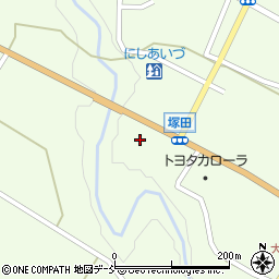 福島県西会津町（耶麻郡）野沢（塚田）周辺の地図