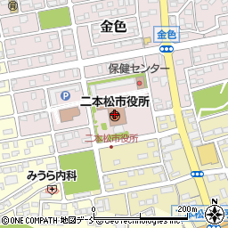 〒964-0000 福島県二本松市（以下に掲載がない場合）の地図