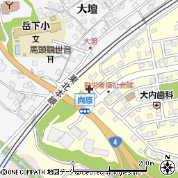 福島県二本松市向原269周辺の地図