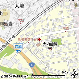 福島県二本松市向原266周辺の地図