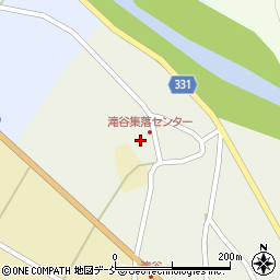 新潟県三条市滝谷周辺の地図