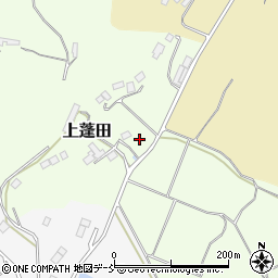 福島県二本松市上蓬田258周辺の地図
