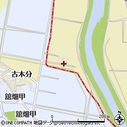 福島県喜多方市塩川町金橋（西袋）周辺の地図