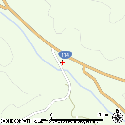 福島県川俣町（伊達郡）山木屋（菅向）周辺の地図