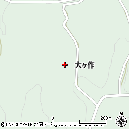 福島県二本松市太田田向周辺の地図