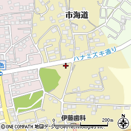 福島県二本松市市海道56周辺の地図