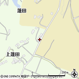 福島県二本松市上蓬田282-2周辺の地図