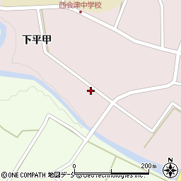 福島県西会津町（耶麻郡）尾野本（道西甲）周辺の地図