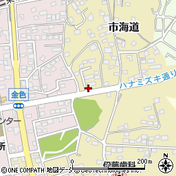 福島県二本松市市海道34-26周辺の地図