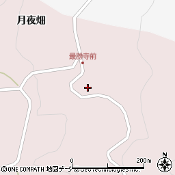 福島県二本松市戸沢（梨ヶ作）周辺の地図