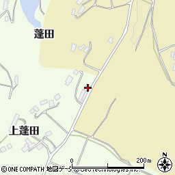 福島県二本松市上蓬田281周辺の地図
