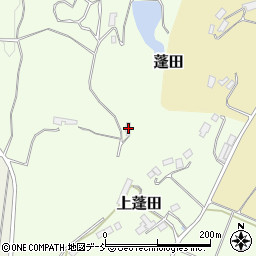 福島県二本松市上蓬田127周辺の地図
