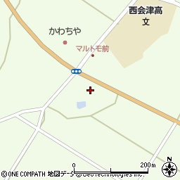 ホワイト急便　西会津店周辺の地図