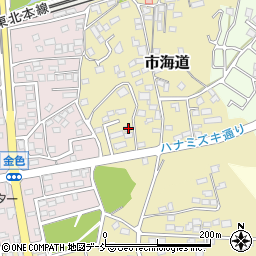 福島県二本松市市海道33周辺の地図