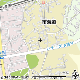 福島県二本松市市海道71周辺の地図