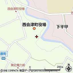 西会津町役場　町民税務課税務係周辺の地図