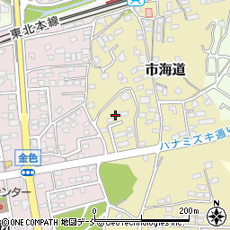 福島県二本松市市海道34-11周辺の地図