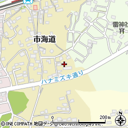 福島県二本松市市海道188周辺の地図