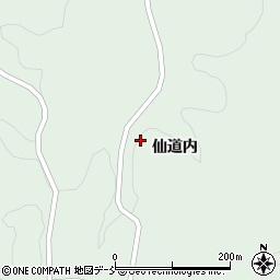 福島県二本松市太田仙道内周辺の地図
