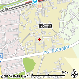 福島県二本松市市海道69周辺の地図