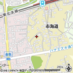 福島県二本松市市海道32周辺の地図