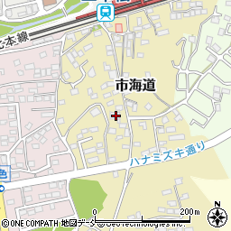 福島県二本松市市海道80周辺の地図