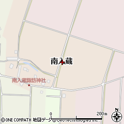 新潟県三条市南入蔵周辺の地図