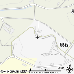 福島県二本松市硯石128周辺の地図