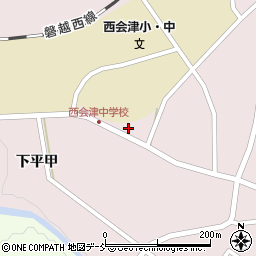 福島県耶麻郡西会津町尾野本宮北周辺の地図