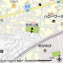 福島県二本松市若宮2丁目160周辺の地図