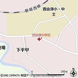 福島県西会津町（耶麻郡）尾野本（宮西甲）周辺の地図
