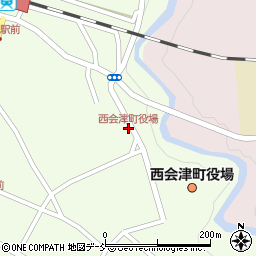 西会津町役場周辺の地図