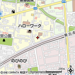 福島県二本松市若宮2丁目165周辺の地図
