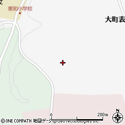 福島県二本松市針道大町裏周辺の地図