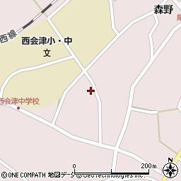 福島県耶麻郡西会津町尾野本石田道甲周辺の地図