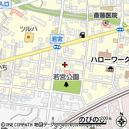 福島県二本松市若宮2丁目159周辺の地図