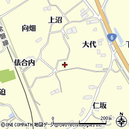 福島県南相馬市原町区江井大代133周辺の地図