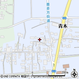 福島県会津坂下町（河沼郡）青木（青木）周辺の地図