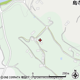 福島県二本松市長下周辺の地図