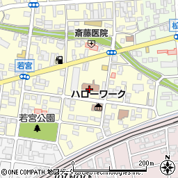 二本松警察署周辺の地図