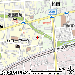 福島民友新聞社二本松支社周辺の地図