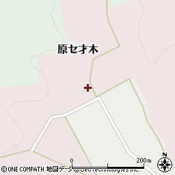 福島県二本松市原セ才木164周辺の地図