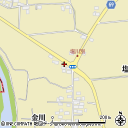 福島県喜多方市塩川町金橋千苅周辺の地図