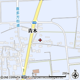 福島県河沼郡会津坂下町青木120-3周辺の地図