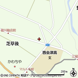 福島県西会津町（耶麻郡）野沢（上條道西甲）周辺の地図