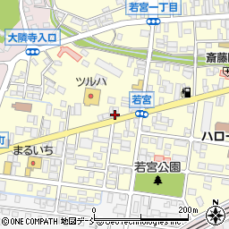 福島県二本松市若宮2丁目102周辺の地図