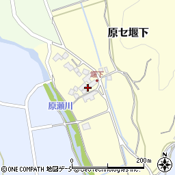 福島県二本松市原セ堰下195周辺の地図