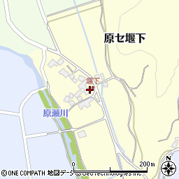 福島県二本松市原セ堰下182周辺の地図