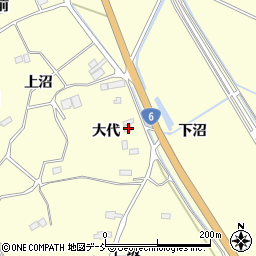 福島県南相馬市原町区江井大代55周辺の地図