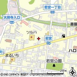 福島県二本松市若宮2丁目100周辺の地図